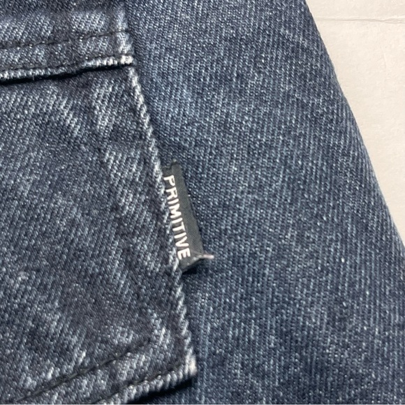 Primitive Skateboarding Mens Size 28 Blue Denim Jeans Measures Approx. 25 x 28 - Picture 8 of 11